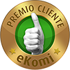 Premiato con il certificato di bronzo di approvazione eKomi!