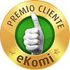 Premiato con il certificato d'oro di approvazione eKomi!