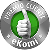 Premiato con il certificato standard di approvazione eKomi!