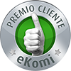 Premiato con il certificato d'argento di approvazione eKomi!