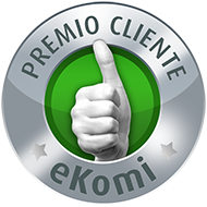 Premiato con il certificato d'argento di approvazione eKomi!